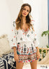 Mono casual bohemio blanco Amaya